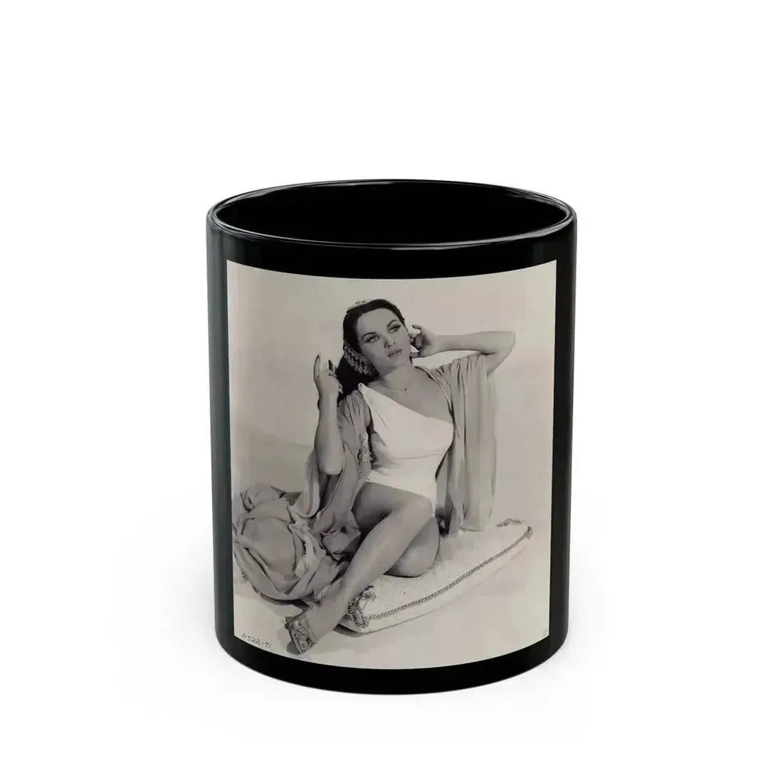 Debra Paget #67 1 (Vintage Female Icon) Black Coffee Mug 11oz - Go Mug Yourself