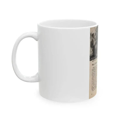 Debra Paget #677 - [Pages 30-34] Pages 5 of 5 featuring, Debra 2 B&W Movie Photos, Caption & Article from People Today Pocket Mag. 1-26-55 (Vintage Female Icon) White Coffee Mug - Go Mug Yourself
