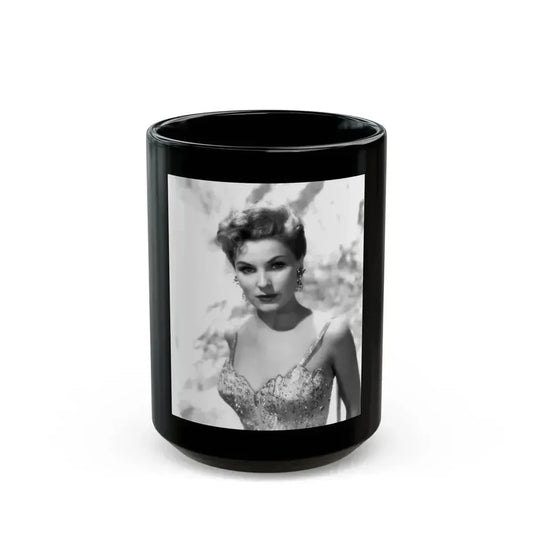 Debra Paget #681 (Vintage Female Icon) Black Coffee Mug 15oz - Go Mug Yourself