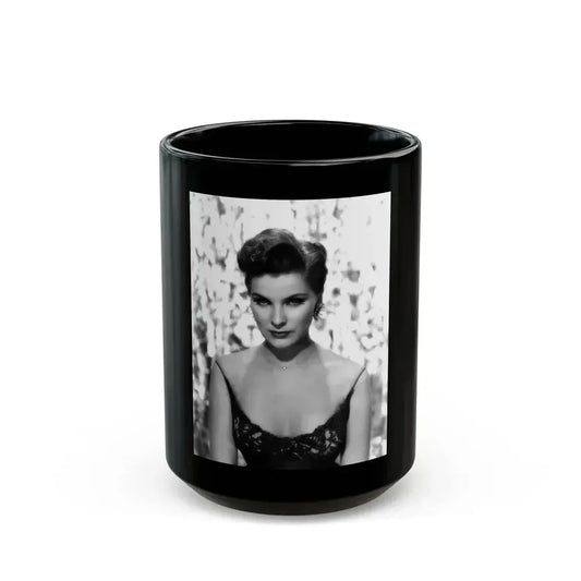 Debra Paget #682 (Vintage Female Icon) Black Coffee Mug 15oz - Go Mug Yourself