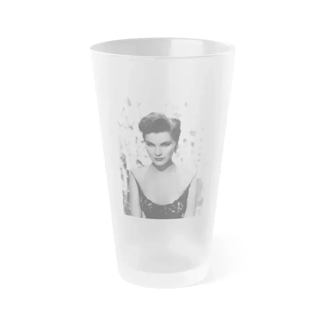 Debra Paget #682 (Vintage Female Icon) Frosted Pint Glass 16oz 16oz Frosted - Go Mug Yourself