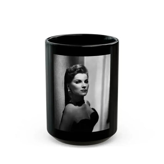 Debra Paget #684 (Vintage Female Icon) Black Coffee Mug 15oz - Go Mug Yourself