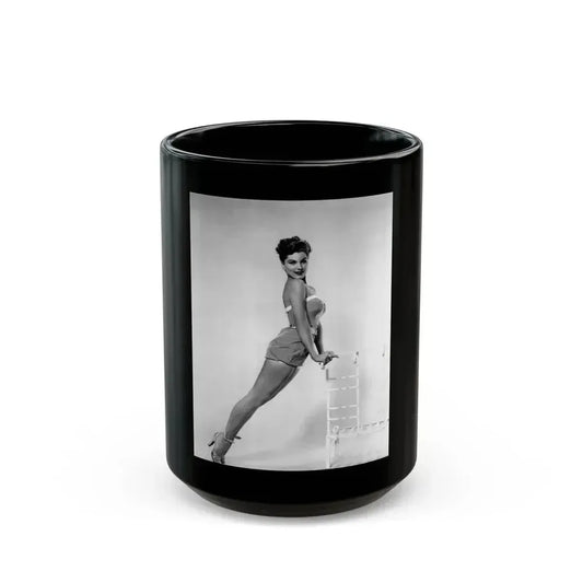 Debra Paget #685 (Vintage Female Icon) Black Coffee Mug 15oz - Go Mug Yourself