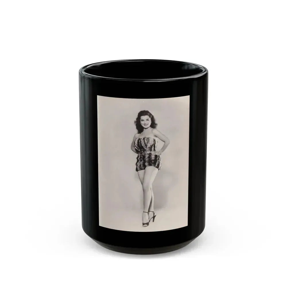 Debra Paget #693 (Vintage Female Icon) Black Coffee Mug 15oz - Go Mug Yourself