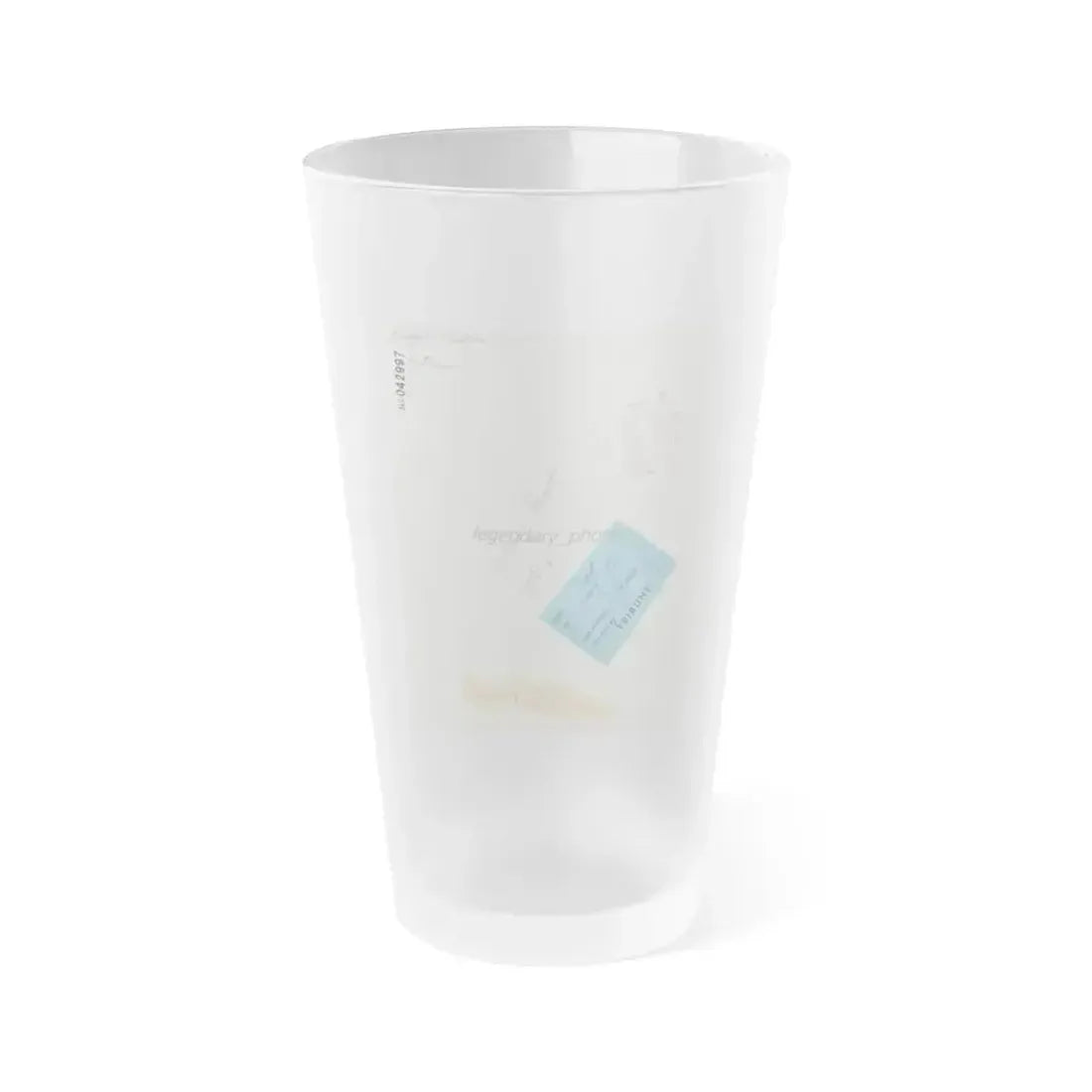 Debra Paget #694 1 (Vintage Female Icon) Frosted Pint Glass 16oz 16oz Frosted - Go Mug Yourself