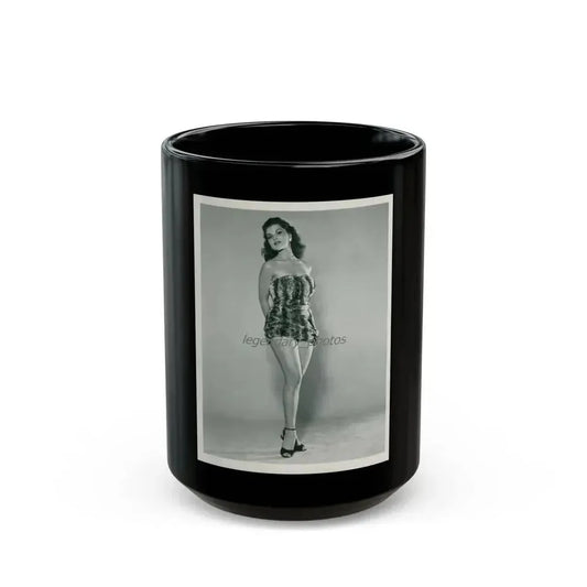 Debra Paget #694 (Vintage Female Icon) Black Coffee Mug 15oz - Go Mug Yourself