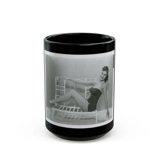 Debra Paget #698 1 (Vintage Female Icon) Black Coffee Mug 15oz - Go Mug Yourself