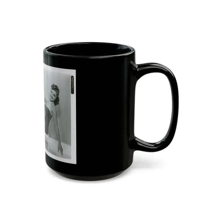 Debra Paget #698 1 (Vintage Female Icon) Black Coffee Mug - Go Mug Yourself