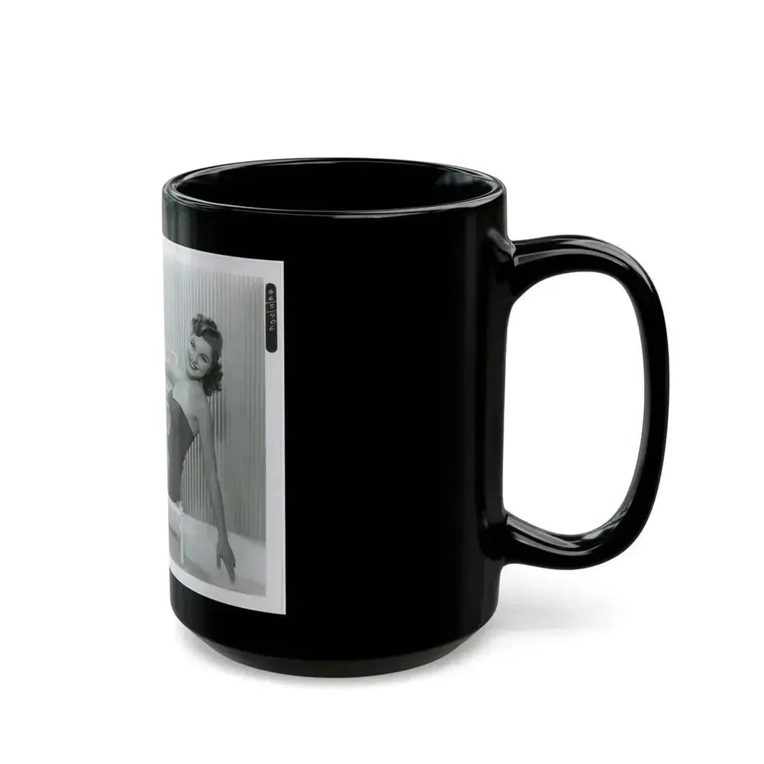 Debra Paget #698 1 (Vintage Female Icon) Black Coffee Mug - Go Mug Yourself