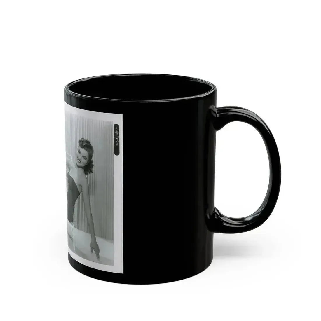 Debra Paget #698 1 (Vintage Female Icon) Black Coffee Mug - Go Mug Yourself
