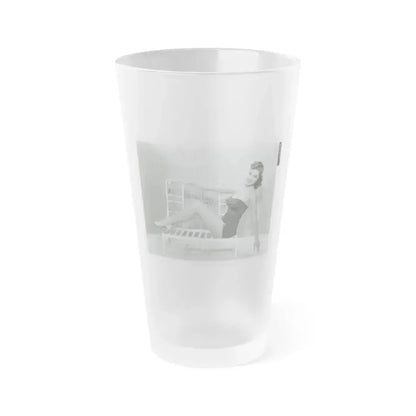 Debra Paget #698 1 (Vintage Female Icon) Frosted Pint Glass 16oz 16oz Frosted - Go Mug Yourself