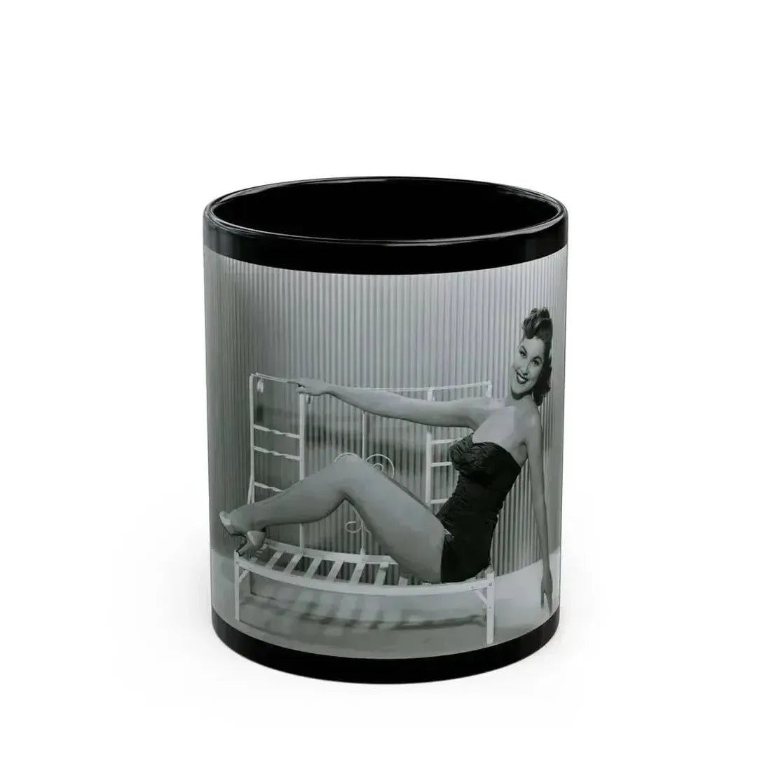 Debra Paget #698 3 (Vintage Female Icon) Black Coffee Mug 11oz - Go Mug Yourself