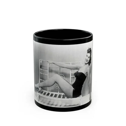 Debra Paget #698 (Vintage Female Icon) Black Coffee Mug 11oz - Go Mug Yourself