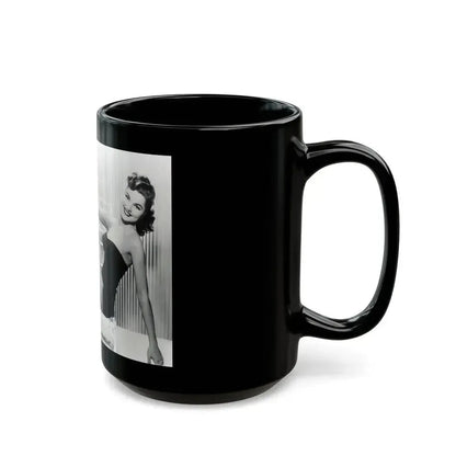 Debra Paget #698 (Vintage Female Icon) Black Coffee Mug - Go Mug Yourself