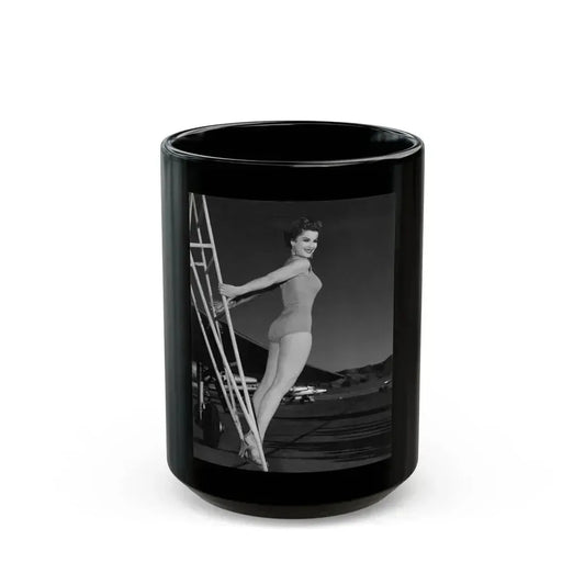 Debra Paget #699 (Vintage Female Icon) Black Coffee Mug 15oz - Go Mug Yourself