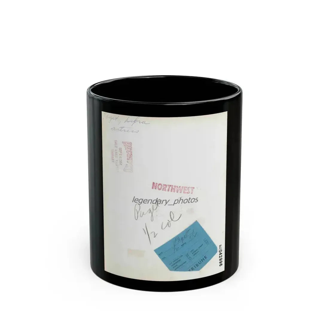 Debra Paget #701 (Vintage Female Icon) Black Coffee Mug 11oz - Go Mug Yourself