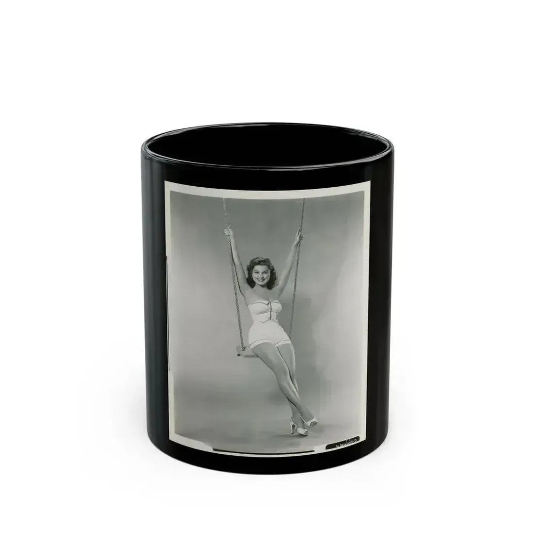 Debra Paget #703 (Vintage Female Icon) Black Coffee Mug 11oz - Go Mug Yourself
