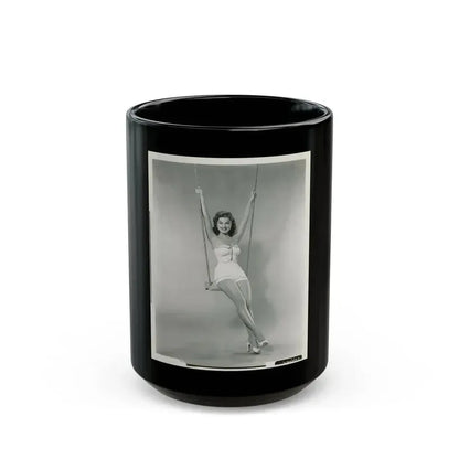 Debra Paget #703 (Vintage Female Icon) Black Coffee Mug 15oz - Go Mug Yourself