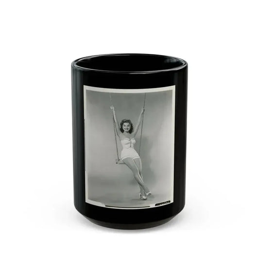Debra Paget #703 (Vintage Female Icon) Black Coffee Mug 15oz - Go Mug Yourself