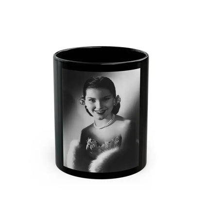 Debra Paget #707 (Vintage Female Icon) Black Coffee Mug 11oz - Go Mug Yourself