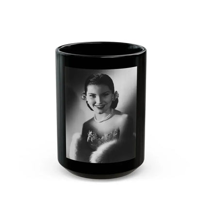 Debra Paget #707 (Vintage Female Icon) Black Coffee Mug 15oz - Go Mug Yourself