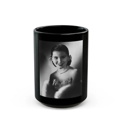 Debra Paget #707 (Vintage Female Icon) Black Coffee Mug 15oz - Go Mug Yourself