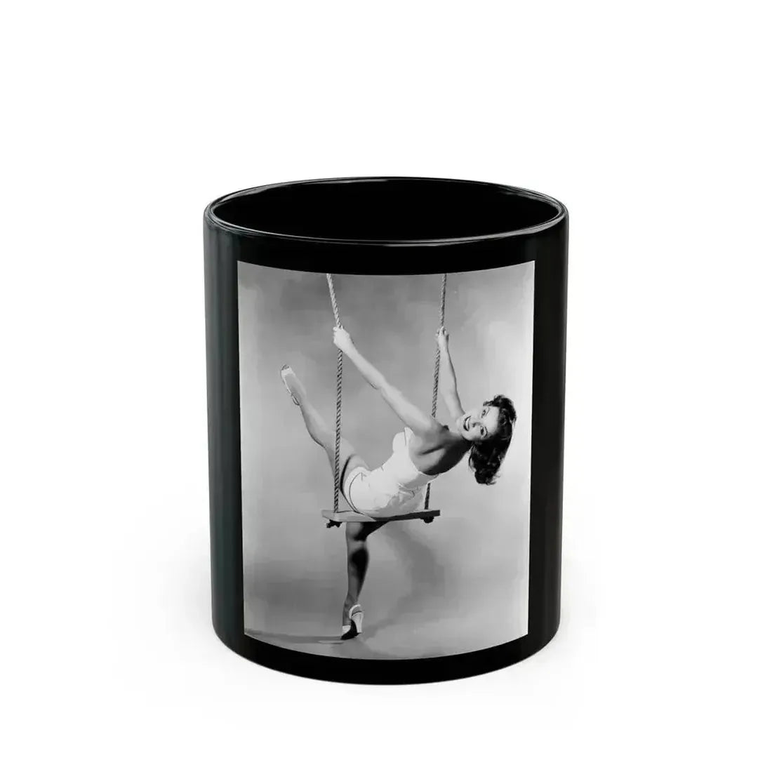 Debra Paget #714 1 (Vintage Female Icon) Black Coffee Mug 11oz - Go Mug Yourself