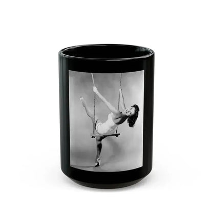 Debra Paget #714 1 (Vintage Female Icon) Black Coffee Mug 15oz - Go Mug Yourself