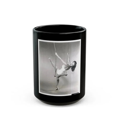 Debra Paget #714 (Vintage Female Icon) Black Coffee Mug 15oz - Go Mug Yourself