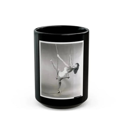 Debra Paget #714 (Vintage Female Icon) Black Coffee Mug 15oz - Go Mug Yourself