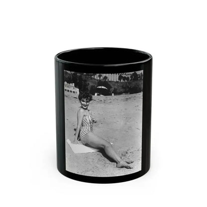 Debra Paget #717 (Vintage Female Icon) Black Coffee Mug 11oz - Go Mug Yourself