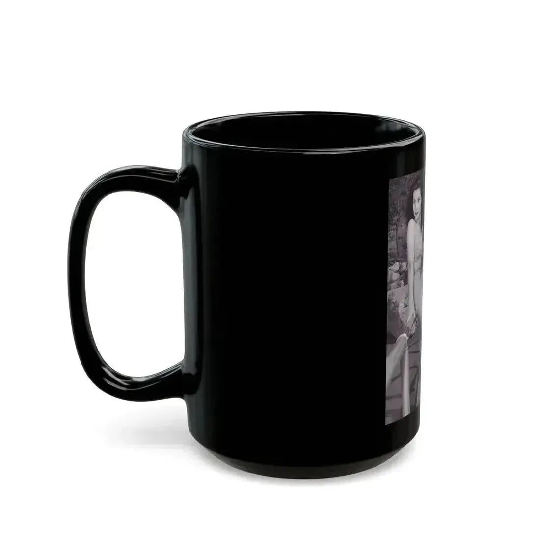 Debra Paget #718 1 (Vintage Female Icon) Black Coffee Mug - Go Mug Yourself