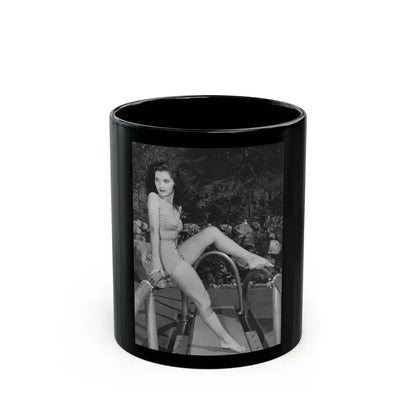 Debra Paget #718 2 (Vintage Female Icon) Black Coffee Mug 11oz - Go Mug Yourself