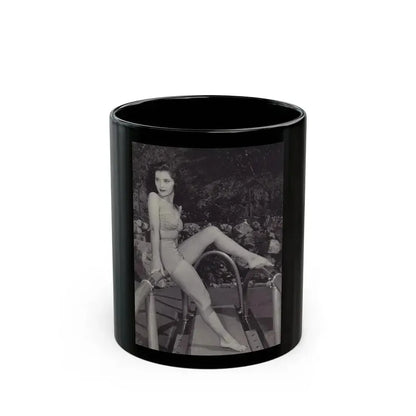 Debra Paget #718 (Vintage Female Icon) Black Coffee Mug 11oz - Go Mug Yourself