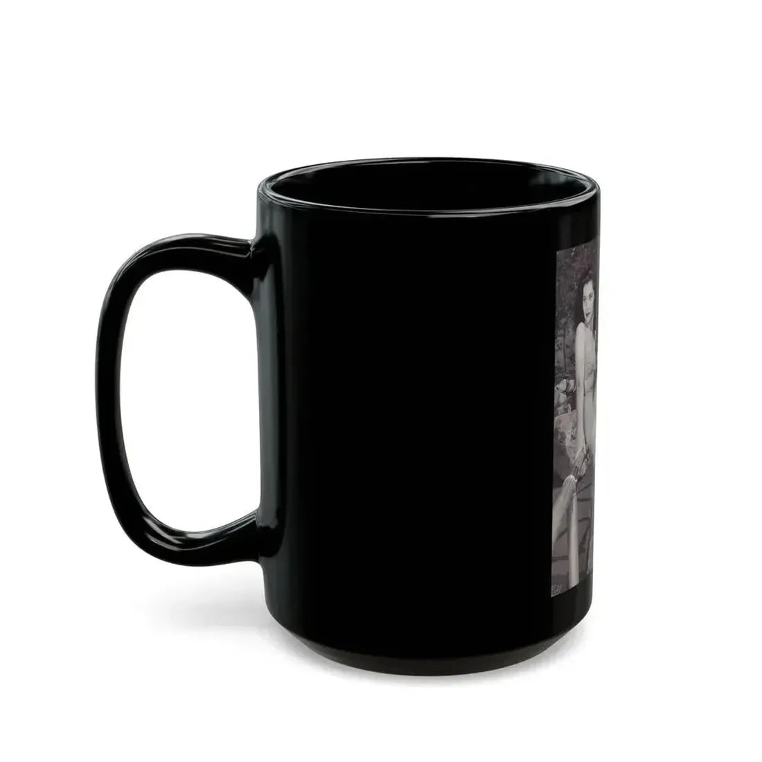 Debra Paget #718 (Vintage Female Icon) Black Coffee Mug - Go Mug Yourself
