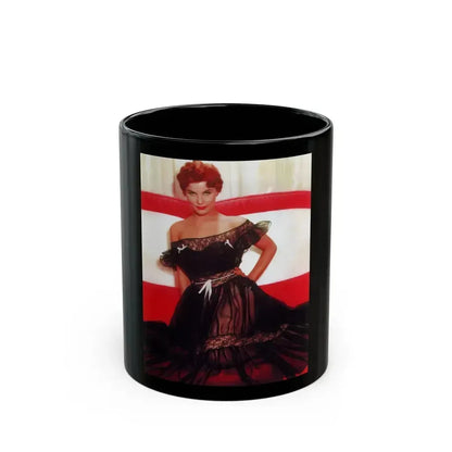 Debra Paget #719 (Vintage Female Icon) Black Coffee Mug 11oz - Go Mug Yourself