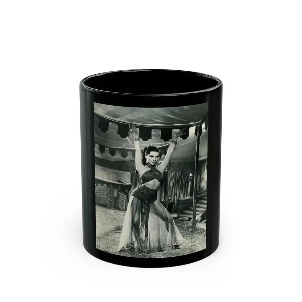 Debra Paget #720 (Vintage Female Icon) Black Coffee Mug 11oz - Go Mug Yourself