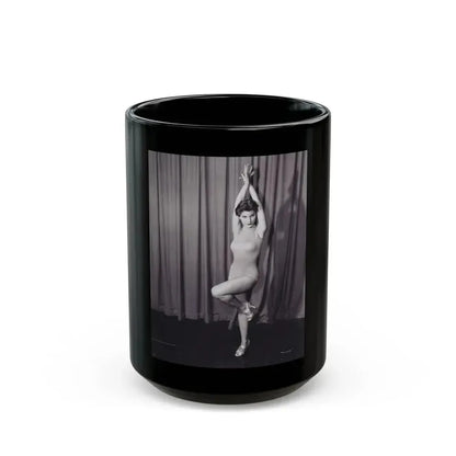 Debra Paget #722 (Vintage Female Icon) Black Coffee Mug 15oz - Go Mug Yourself