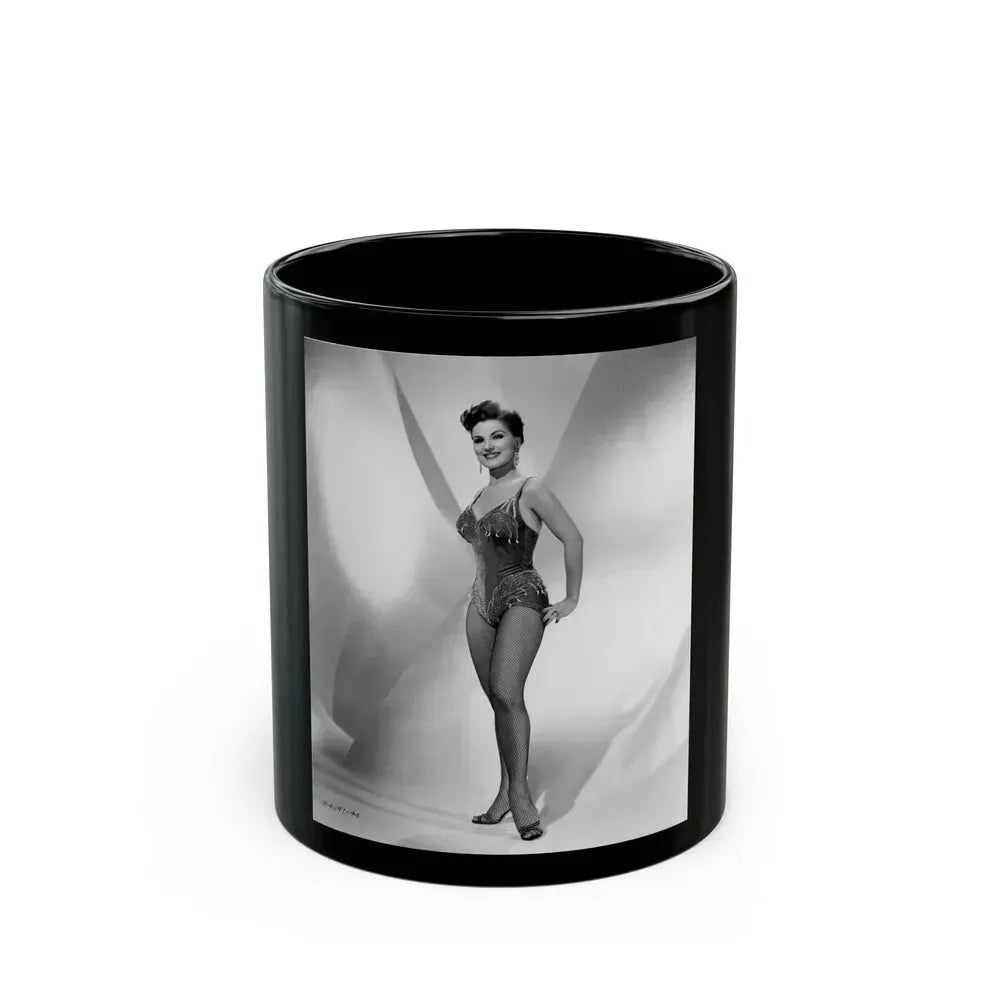 Debra Paget #725 (Vintage Female Icon) Black Coffee Mug 11oz - Go Mug Yourself