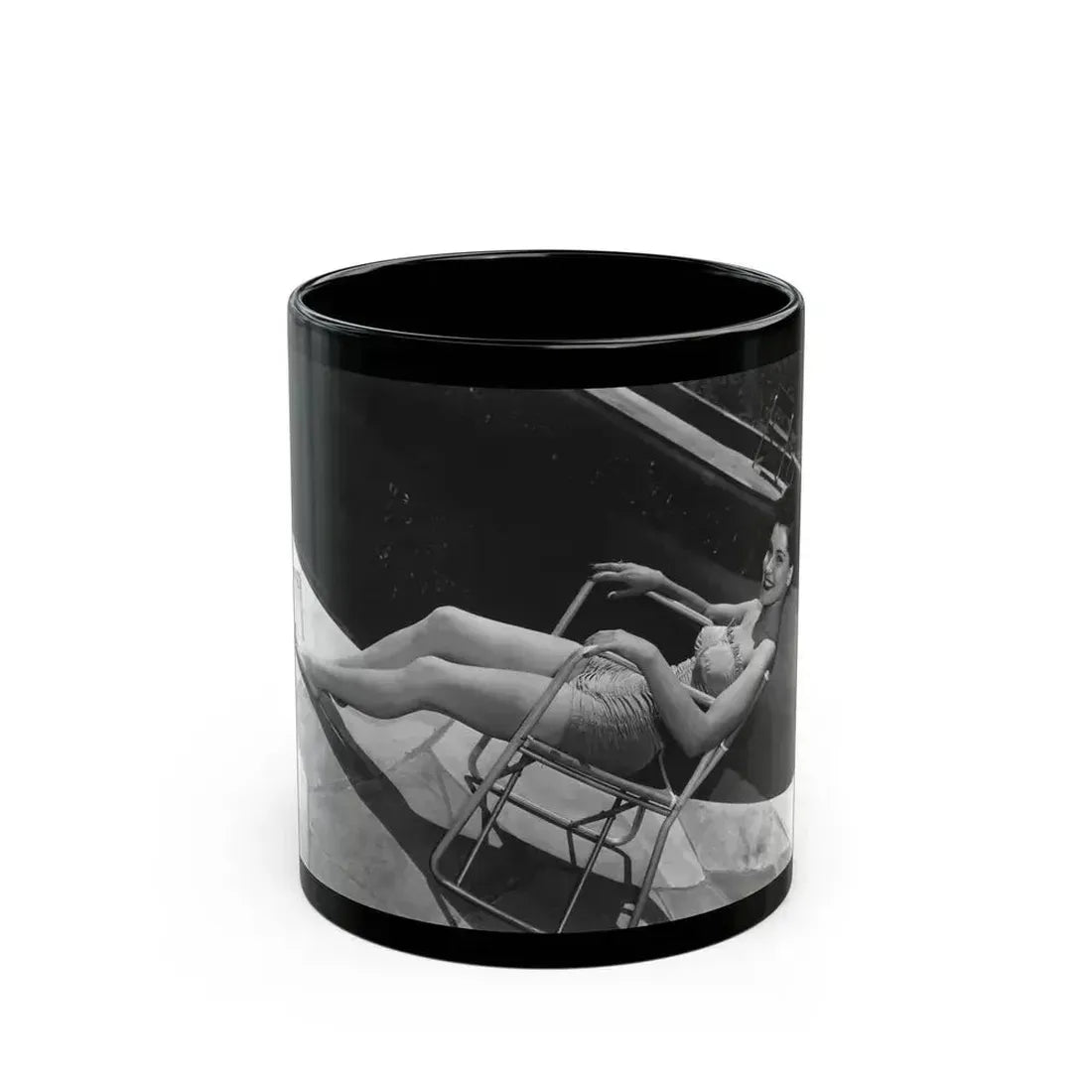 Debra Paget #728 (Vintage Female Icon) Black Coffee Mug 11oz - Go Mug Yourself