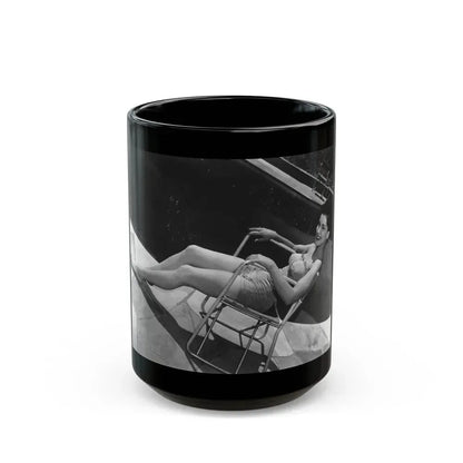 Debra Paget #728 (Vintage Female Icon) Black Coffee Mug 15oz - Go Mug Yourself