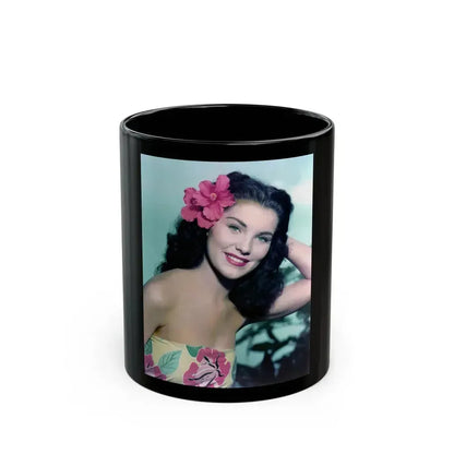 Debra Paget #733 (Vintage Female Icon) Black Coffee Mug 11oz - Go Mug Yourself