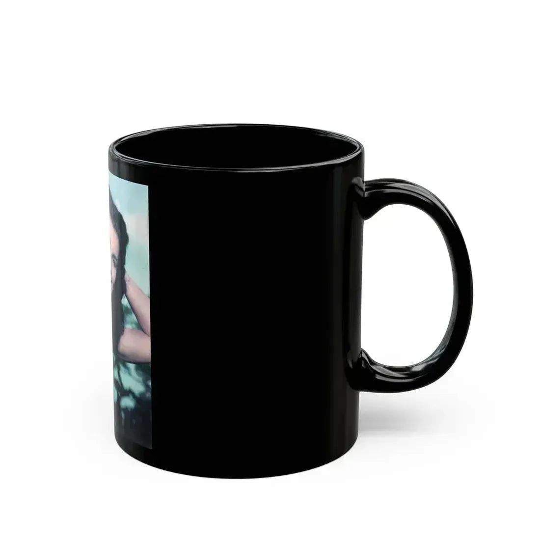Debra Paget #733 (Vintage Female Icon) Black Coffee Mug - Go Mug Yourself
