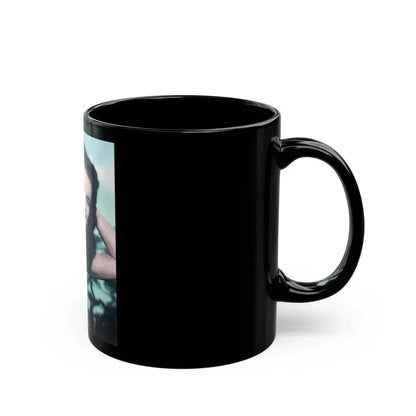 Debra Paget #733 (Vintage Female Icon) Black Coffee Mug - Go Mug Yourself