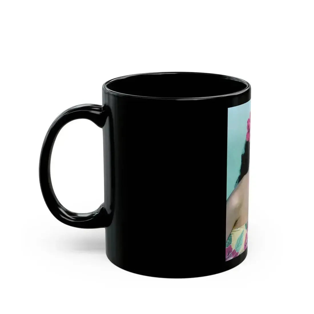 Debra Paget #733 (Vintage Female Icon) Black Coffee Mug - Go Mug Yourself
