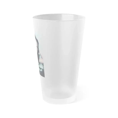 Debra Paget #733 (Vintage Female Icon) Frosted Pint Glass 16oz - Go Mug Yourself