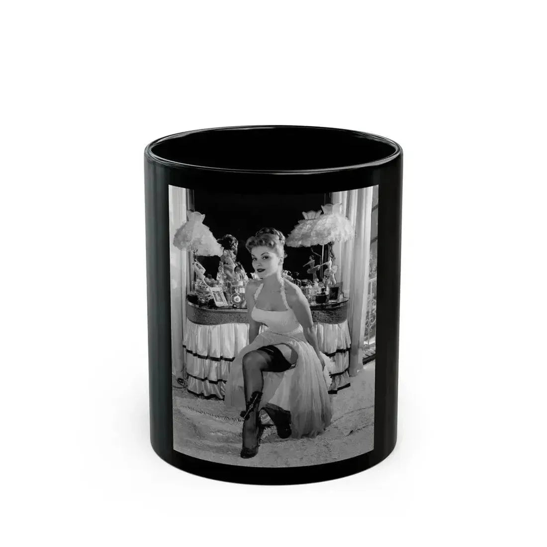 Debra Paget #735 (Vintage Female Icon) Black Coffee Mug 11oz - Go Mug Yourself