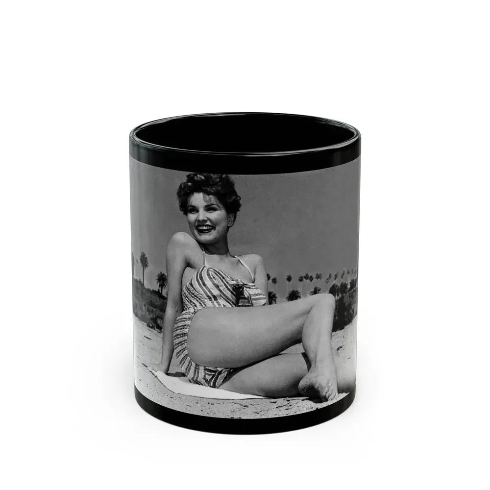 Debra Paget #747 (Vintage Female Icon) Black Coffee Mug 11oz - Go Mug Yourself