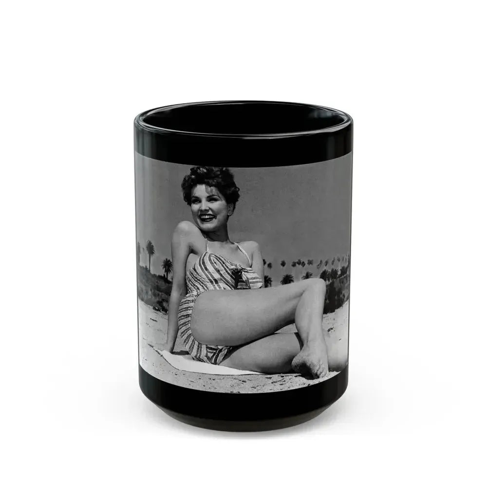 Debra Paget #747 (Vintage Female Icon) Black Coffee Mug 15oz - Go Mug Yourself