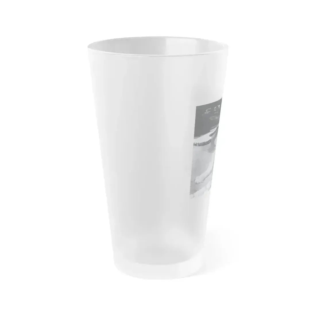 Debra Paget #763 - B&W 8x10 Full Body 2-Piece Leggy Barefoot Swimsuit Cheesecake Photo (Vintage Female Icon) Frosted Pint Glass 16oz - Go Mug Yourself